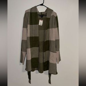 Green&Tan Rachel Zoe cardigan